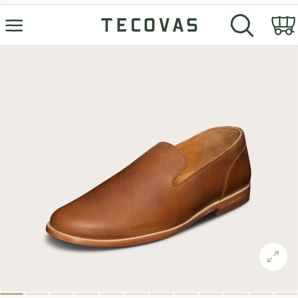 Tecovas Monterrey Butterscotch Bovine Slip Ons